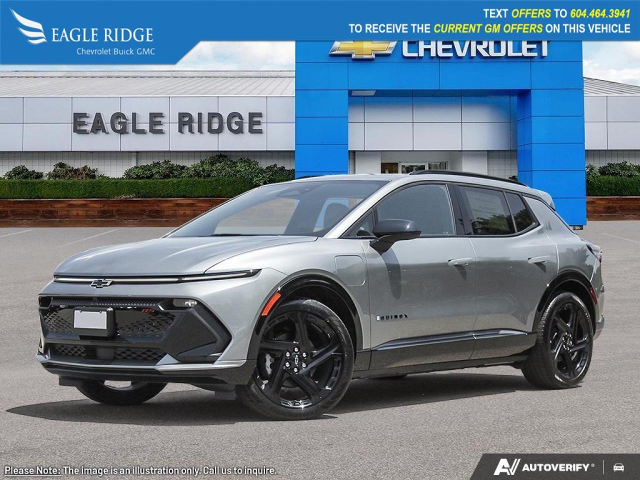 New 2026 Chevrolet Equinox EV RS 17.7-inch touchscreen, 11-inch driver display, Google Built-in with navigation, WiFi compatibility, voice recognition for sale in Coquitlam, BC