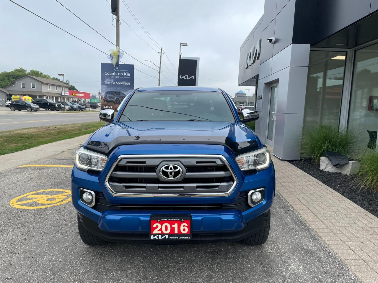 2016 Toyota Tacoma Limited HAL Certified | One Owner! | LIMITED | Double Cab | Leather | Navigation | Sunroof | 17" Wheels Photo2