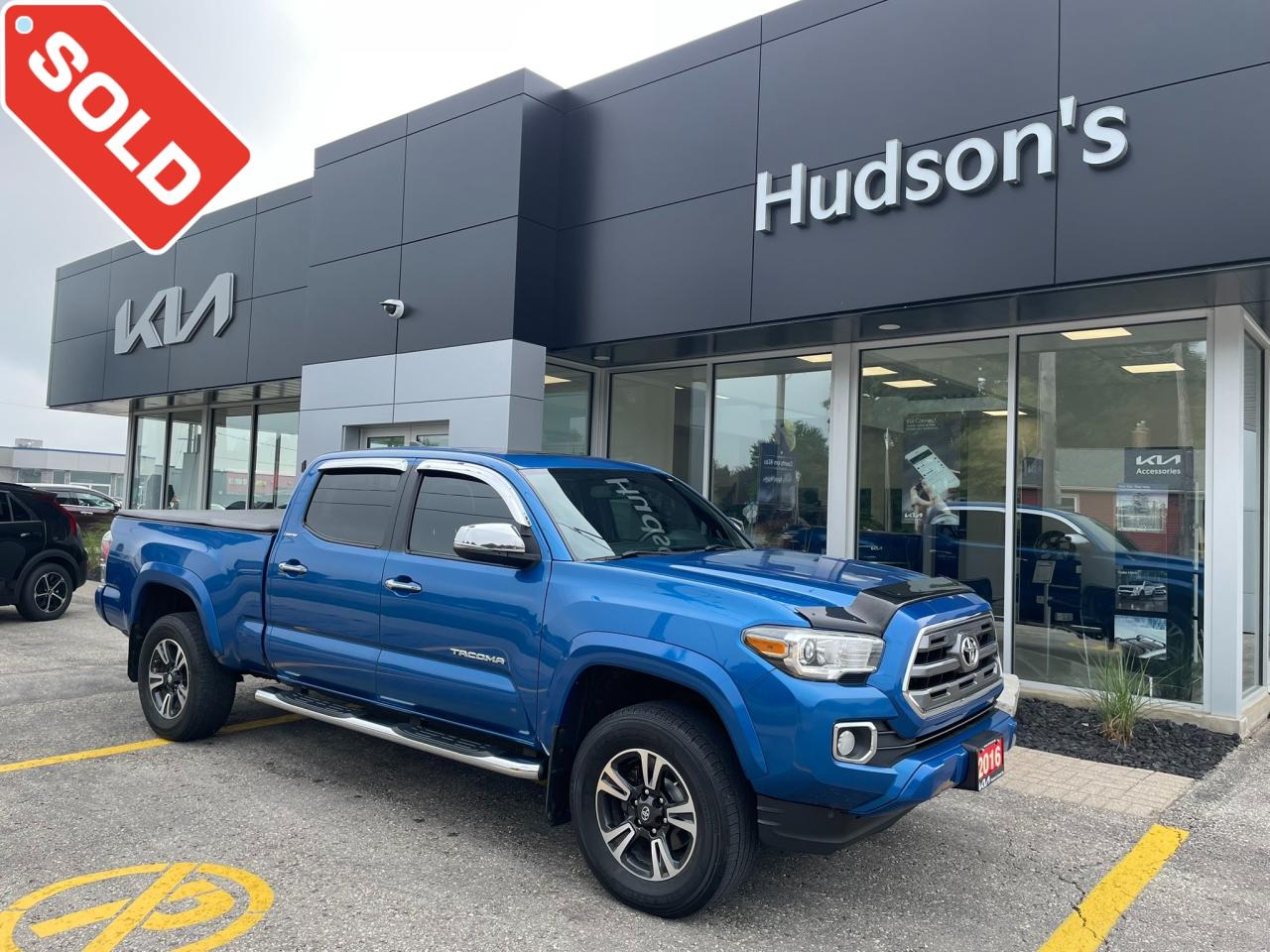 Used 2016 Toyota Tacoma Limited HAL Certified | One Owner! | LIMITED | Double Cab | Leather | Navigation | Sunroof | 17