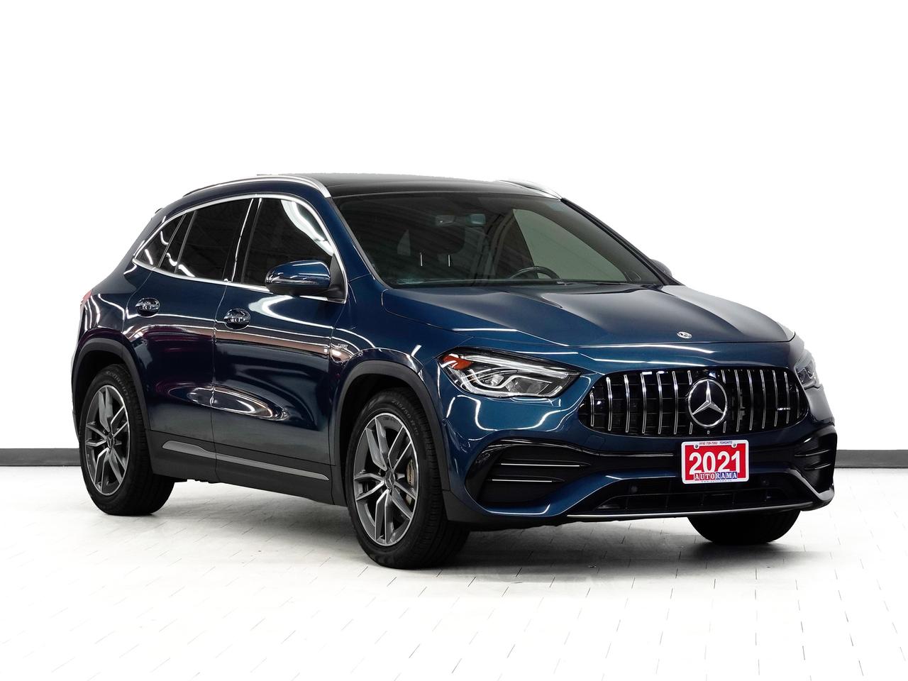 <div style=margin-bottom: 15px;>Cash Price: $32,450 &nbsp;Finance Price: $30,450</div><div style=margin-bottom: 15px;>Clean CarFax. All Wheel Drive | Navigation | Panoramic Sunroof | Blind Spot Monitoring | Lane Departure Warning | Adaptive Cruise Control | Apple CarPlay / Android Auto | Backup Camera | Heated Seats | Bluetooth. 2.0L turbocharged inline-4 engine. AMG Performance SUV. Extended warranty options available. Trades are welcome. Financing for all credit types. Same-day approval. 125-point inspection completed. Detailed from corner to corner. Over 250 high-quality used vehicles available at the lowest prices for you to choose from. All vehicles are indoors. Visit us rain or shine.</div><div style=margin-bottom: 15px;>Call us to book a test drive:&nbsp;<a href=tel:4167397262>416-739-7262</a><br>Get pre-approved for your car loan in a minute: <a href=https://www.autorama.ca/financing/>Apply for Used Car Financing</a><br>Visit our showroom: 1205 Finch Ave West, North York, ON M3J 2E8</div><div style=margin-top: 15px; margin-bottom: 15px;>&mdash;&mdash;&mdash;&mdash;&mdash;&mdash;&mdash;&mdash;&mdash;&mdash;&mdash;&mdash;&mdash;&mdash;&mdash;&mdash;&mdash;&mdash;&mdash;&mdash;&mdash;&mdash;&mdash;&mdash;&mdash;&mdash;&mdash;&mdash;</div><h3 style=margin-bottom: 5px; margin-top: 0;>Pricing:&nbsp;</h3><div style=margin-bottom: 15px;>Best Priced Dealer Award Winner for consecutive years. No admin or hidden fees. Prices exclude HST and licensing. Although every effort is made to ensure accuracy, Autorama is not responsible for typographical errors, omissions, or changes. Please verify all details in person. <span style=text-decoration: underline;>All vehicles can be Certified for an additional $999</span>. If not Certified, as per OMVIC Regulations, the vehicle is deemed to be not drivable and not Certified. Special pricing is not available to commercial, dealer, or exporting purchasers.</div><div style=margin-top: 15px; margin-bottom: 15px;>&mdash;&mdash;&mdash;&mdash;&mdash;&mdash;&mdash;&mdash;&mdash;&mdash;&mdash;&mdash;&mdash;&mdash;&mdash;&mdash;&mdash;&mdash;&mdash;&mdash;&mdash;&mdash;&mdash;&mdash;&mdash;&mdash;&mdash;&mdash;</div><h3 style=margin-bottom: 5px; margin-top: 0;>Financing</h3><div style=margin-bottom: 15px;>We welcome all credit types (no credit, new to the country, bankruptcy, consumer proposal, collections, and others). We offer $0 down and no payment for up to 6 months on approved credits. Want to get started now? Apply for a <a href=https://www.autorama.ca/financing/?utm_source=vdpdesc&utm_medium=vdpdesc>car loan online</a>. Same-day auto finance approvals and same-day delivery are available for qualified customers. Financing programs are available for an additional $999. &nbsp;Our team works with a wide network of banks and lenders to help secure the best possible approval tailored to your situation.</div><div style=margin-top: 15px; margin-bottom: 15px;>&mdash;&mdash;&mdash;&mdash;&mdash;&mdash;&mdash;&mdash;&mdash;&mdash;&mdash;&mdash;&mdash;&mdash;&mdash;&mdash;&mdash;&mdash;&mdash;&mdash;&mdash;&mdash;&mdash;&mdash;&mdash;&mdash;&mdash;&mdash;</div><h3 style=margin-bottom: 5px; margin-top: 0;>Vehicle Review</h3><div style=margin-bottom: 15px;>The 2021 Mercedes-Benz GLA 35 AMG delivers an exhilarating and engaging driving experience with strong turbocharged performance and the precise handling expected from an AMG-tuned SUV. Its sporty exterior is matched by a refined, technology-rich interior featuring premium materials and supportive AMG-style seating. Equipped with advanced safety and driver-assist systems, it provides confidence and peace of mind on every journey. A dynamic and stylish compact luxury SUV that blends performance, comfort, and everyday usability. We have a wide selection of used <a href=https://www.autorama.ca/used/mercedes-benz-cars/>M-Benz GLA</a> to help you choose.</div><div style=margin-top: 15px; margin-bottom: 15px;>&mdash;&mdash;&mdash;&mdash;&mdash;&mdash;&mdash;&mdash;&mdash;&mdash;&mdash;&mdash;&mdash;&mdash;&mdash;&mdash;&mdash;&mdash;&mdash;&mdash;&mdash;&mdash;&mdash;&mdash;&mdash;&mdash;&mdash;&mdash;</div><h3 style=margin-bottom: 5px; margin-top: 0;>Warranty</h3><div style=margin-bottom: 15px;>This vehicle qualifies for an extended warranty with a variety of terms and coverage options. Ask us anytime, we&rsquo;ll help you choose the plan that&rsquo;s right for you.</div><div style=margin-top: 15px; margin-bottom: 15px;>&mdash;&mdash;&mdash;&mdash;&mdash;&mdash;&mdash;&mdash;&mdash;&mdash;&mdash;&mdash;&mdash;&mdash;&mdash;&mdash;&mdash;&mdash;&mdash;&mdash;&mdash;&mdash;&mdash;&mdash;&mdash;&mdash;&mdash;&mdash;</div><h3 style=margin-bottom: 5px; margin-top: 0;>Trade-In / Appraisal</h3><div style=margin-bottom: 15px;>Have a vehicle to trade? We pay top dollar for trades, any vehicle, any condition. Bring your trade for a free appraisal when you visit us or you can apply for</div><div style=margin-top: 15px; margin-bottom: 15px;>&mdash;&mdash;&mdash;&mdash;&mdash;&mdash;&mdash;&mdash;&mdash;&mdash;&mdash;&mdash;&mdash;&mdash;&mdash;&mdash;&mdash;&mdash;&mdash;&mdash;&mdash;&mdash;&mdash;&mdash;&mdash;&mdash;&mdash;&mdash;</div><h3 style=margin-bottom: 5px; margin-top: 0;>Visit / Showroom Info</h3><div style=margin-bottom: 15px;>Visit our indoor showroom (rain or shine) at:<br>Autorama 1205 Finch Ave West, North York, ON M3J 2E8<br>Call us at <a href=tel:4167397262>416-739-7262</a> to book a test drive or ask questions.</div><div style=margin-top: 15px; margin-bottom: 15px;>&mdash;&mdash;&mdash;&mdash;&mdash;&mdash;&mdash;&mdash;&mdash;&mdash;&mdash;&mdash;&mdash;&mdash;&mdash;&mdash;&mdash;&mdash;&mdash;&mdash;&mdash;&mdash;&mdash;&mdash;&mdash;&mdash;&mdash;&mdash;</div><h3 style=margin-bottom: 5px; margin-top: 0;>Who we are</h3><div style=margin-bottom: 15px;>Autorama is Toronto&rsquo;s trusted, award-winning <a href=https://www.autorama.ca/?utm_source=vdpdesc&utm_medium=vdpdesc>used car dealership</a>, offering over 250 hand-picked vehicles at the lowest prices. We&rsquo;re committed to exceptional service and have proudly served Toronto, Mississauga, Brampton, and the GTA for over 25 years &mdash; and with our full indoor showroom, you can visit us rain or shine.</div><div style=margin-top: 15px; margin-bottom: 15px;>&mdash;&mdash;&mdash;&mdash;&mdash;&mdash;&mdash;&mdash;&mdash;&mdash;&mdash;&mdash;&mdash;&mdash;&mdash;&mdash;&mdash;&mdash;&mdash;&mdash;&mdash;&mdash;&mdash;&mdash;&mdash;&mdash;&mdash;&mdash;</div><h3 style=margin-bottom: 5px; margin-top: 0;>Disclaimers</h3><ul style=margin-top: 0; padding-left: 20px;><li><span data-olk-copy-source=MessageBody>Prices exclude HST and licensing.</span></li></ul><ul style=margin-top: 0; padding-left: 20px;><li data-ogsc= data-olk-copy-source=MessageBody>Prices, rates, and payments are subject to change without notice.</li></ul><ul style=margin-top: 0; padding-left: 20px;><li data-ogsc= data-olk-copy-source=MessageBody>Advertised price includes a $2,000 finance credit. Cash price may differ.</li></ul><ul style=margin-top: 0; padding-left: 20px;><li data-ogsc= data-olk-copy-source=MessageBody>All vehicles come standard with one key. Additional keys may be purchased at the time of sale.</li></ul><ul style=margin-top: 0; padding-left: 20px;><li><span data-olk-copy-source=MessageBody>Although every effort is made to ensure accuracy, Autorama is not responsible for typographical errors, omissions, or changes. Please verify all details with your Sales & Finance Specialist.</span></li></ul>