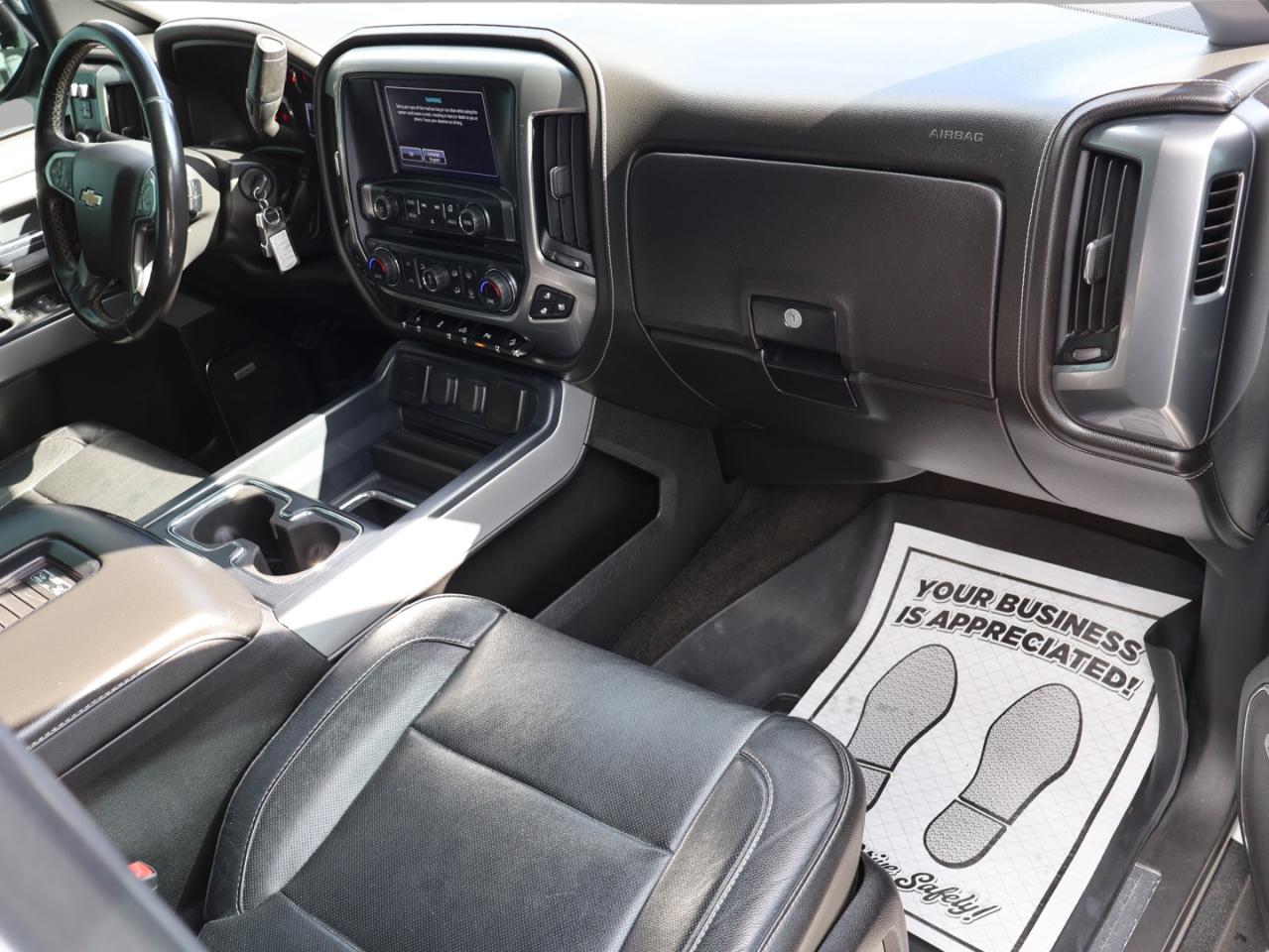 2018 Chevrolet Silverado 1500 V8 LTZ CREW 4WD CERTIFIED CAMERA NAV BLUETOOTH LEATHER HEATED SEATS SUNROOF CRUISE ALLOYS - Photo #11