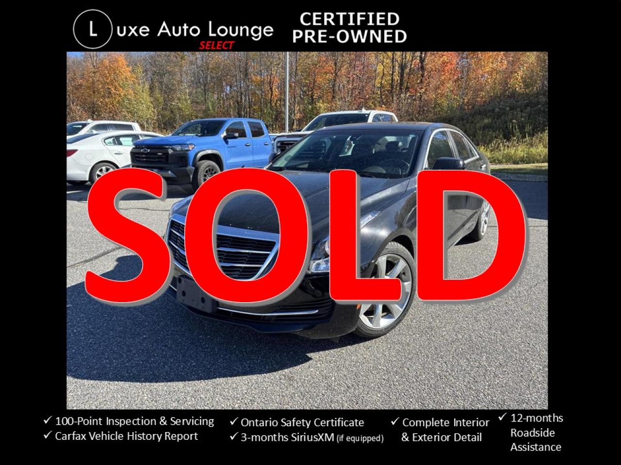 2015 Cadillac ATS RARE!!! 6-SPEED MANUAL!! BOSE, LEATHER, SUNROOF!!!