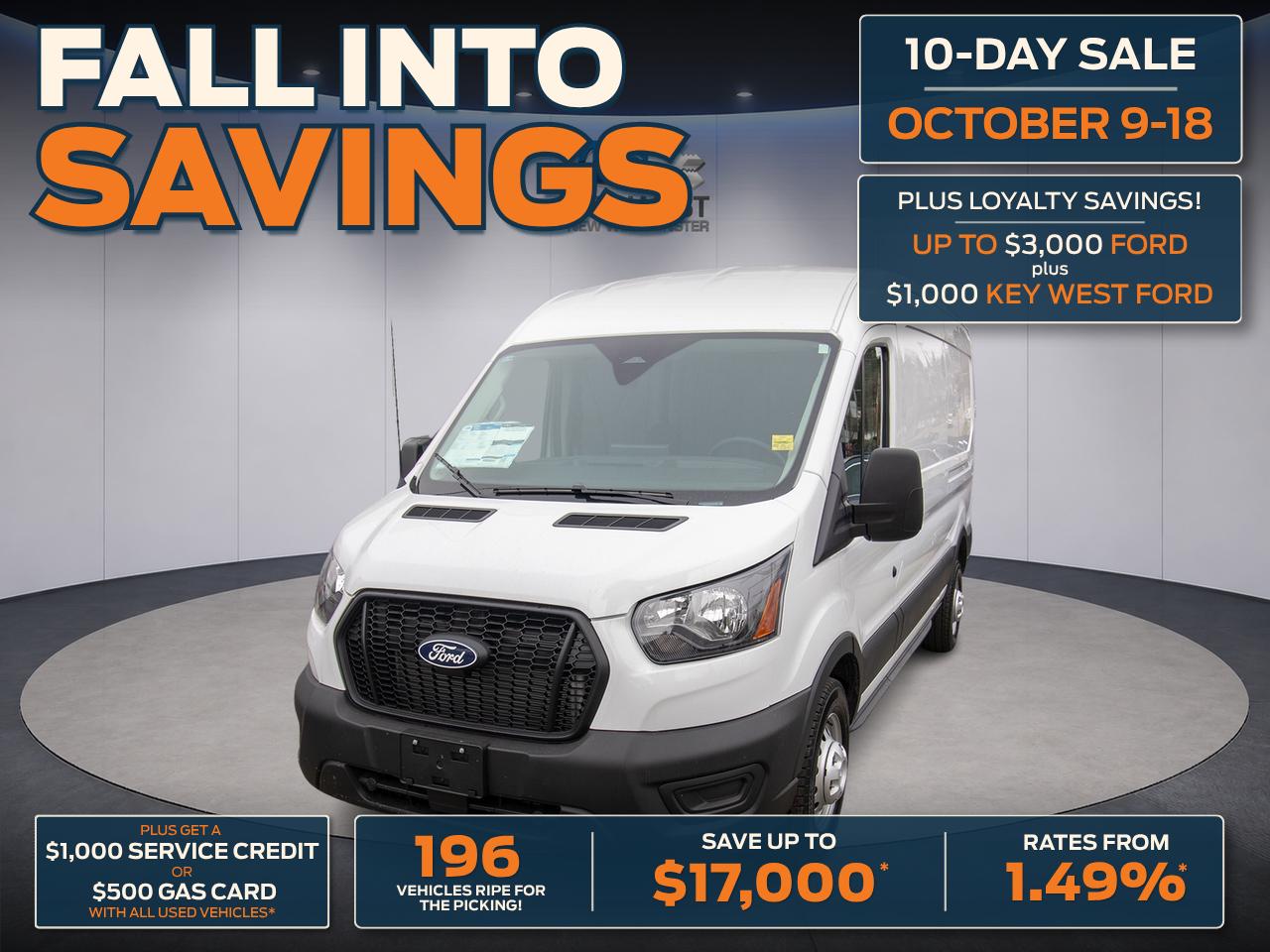 Oxford White 2026 Ford Transit Cargo Van All-Wheel Drive Automatic