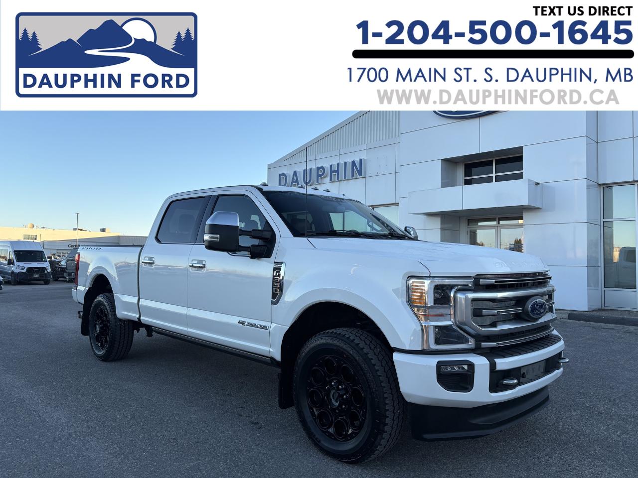 Used 2022 Ford F-350 Super Duty SRW Platinum for sale in Dauphin, MB