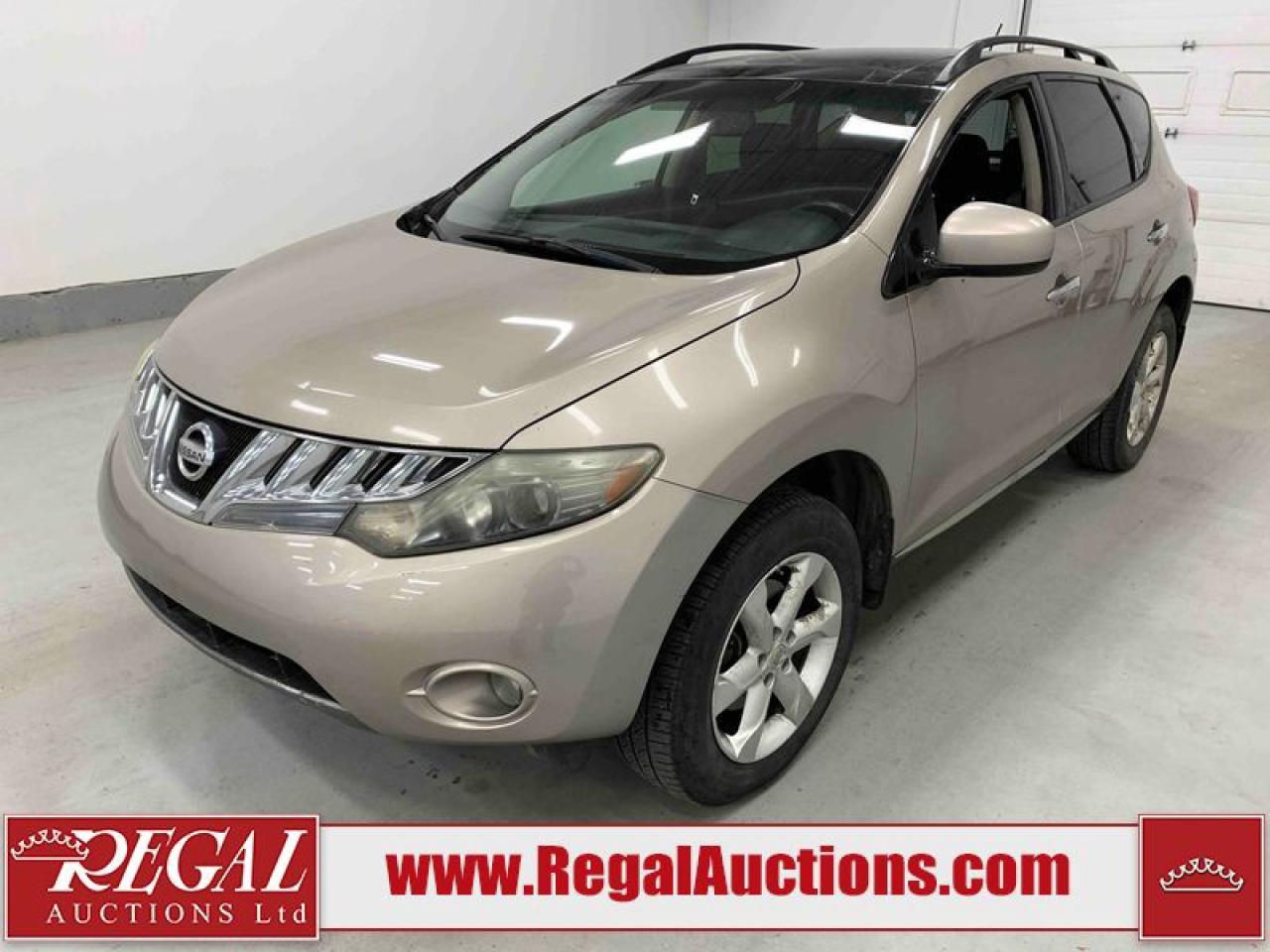 Used 2009 Nissan Murano SL for sale in Calgary, AB