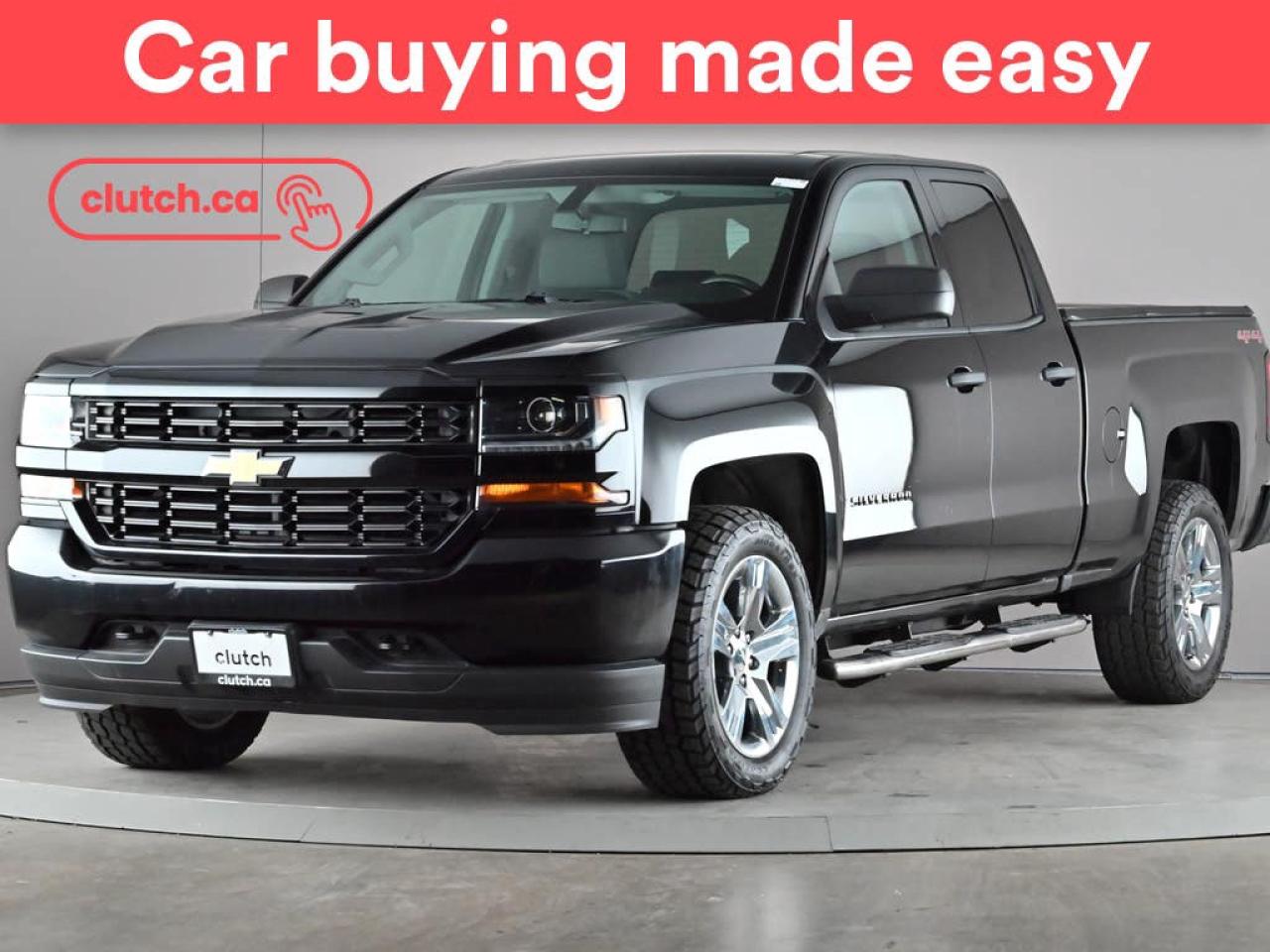 Used 2017 Chevrolet Silverado 1500 Custom 4WD w/ Apple CarPlay, Cruise Control, Rearview Cam for sale in Toronto, ON