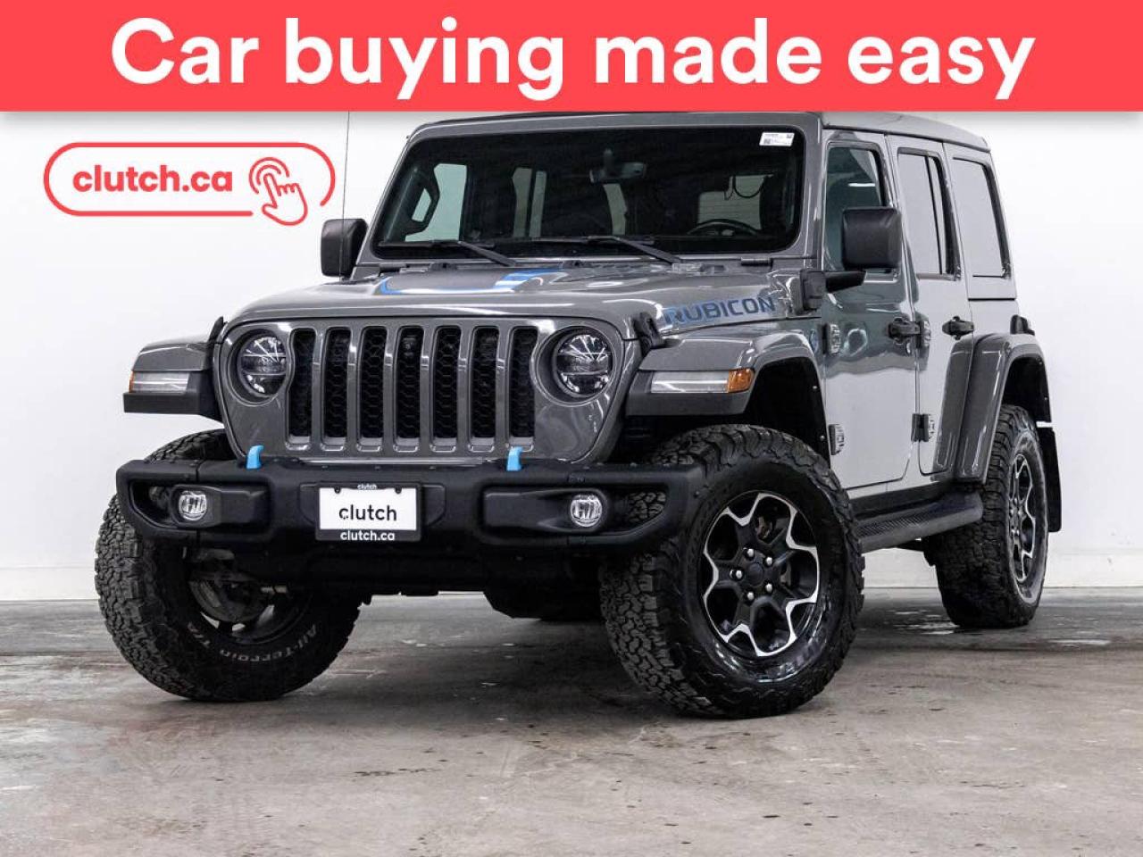 Used 2021 Jeep Wrangler 4xe Unlimited Rubicon 4x4 w/ Apple CarPlay & Android Auto, Heated Steering Wheel, Heated Front Seats for sale in Toronto, ON