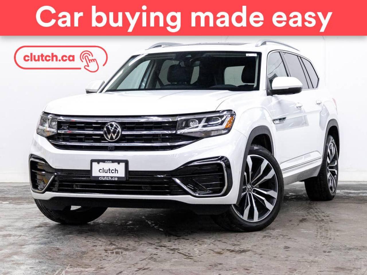 Used 2022 Volkswagen Atlas Execline R-Line AWD w/ Captain Chair Pkg w/Apple CarPlay & Android Auto, Heated Front Seats, Backup Cam for sale in Toronto, ON