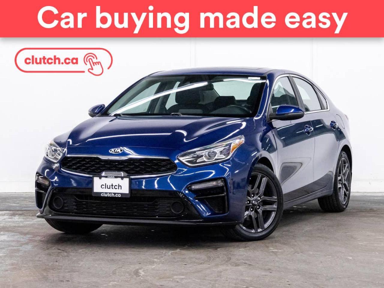 Used 2021 Kia Forte EX+ w/ Apple CarPlay & Android Auto, Power Moonroof, Heated Front Seats for sale in Toronto, ON