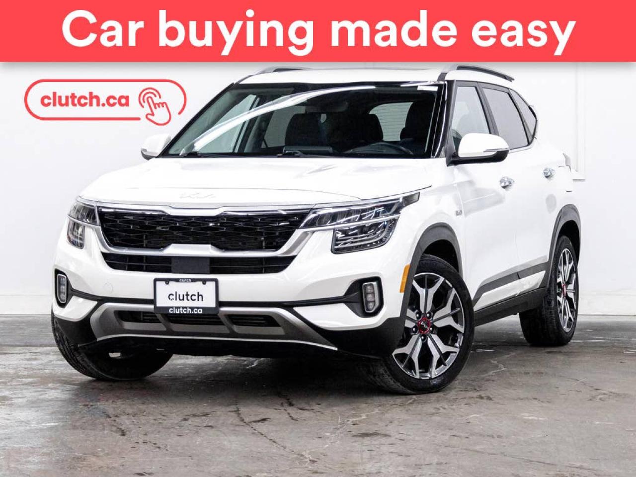 Used 2022 Kia Seltos SX Turbo AWD w/Apple CarPlay & Android Auto, Heated Front Seats, Backup Cam for sale in Toronto, ON