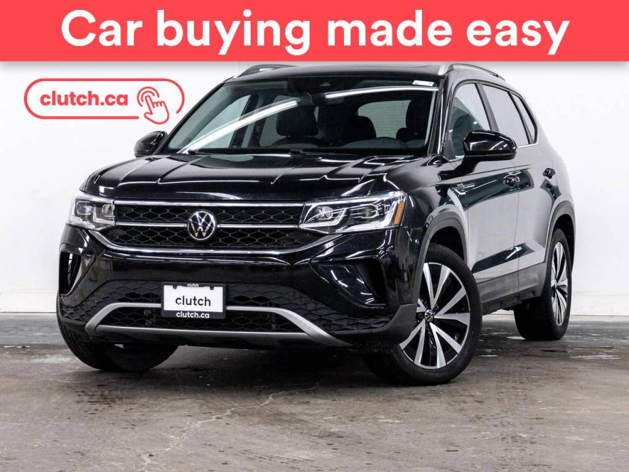 Used 2023 Volkswagen Taos Highline AWD w/Apple Carplay & Android Auto, Heated Front Seats, Backup Cam for sale in Toronto, ON