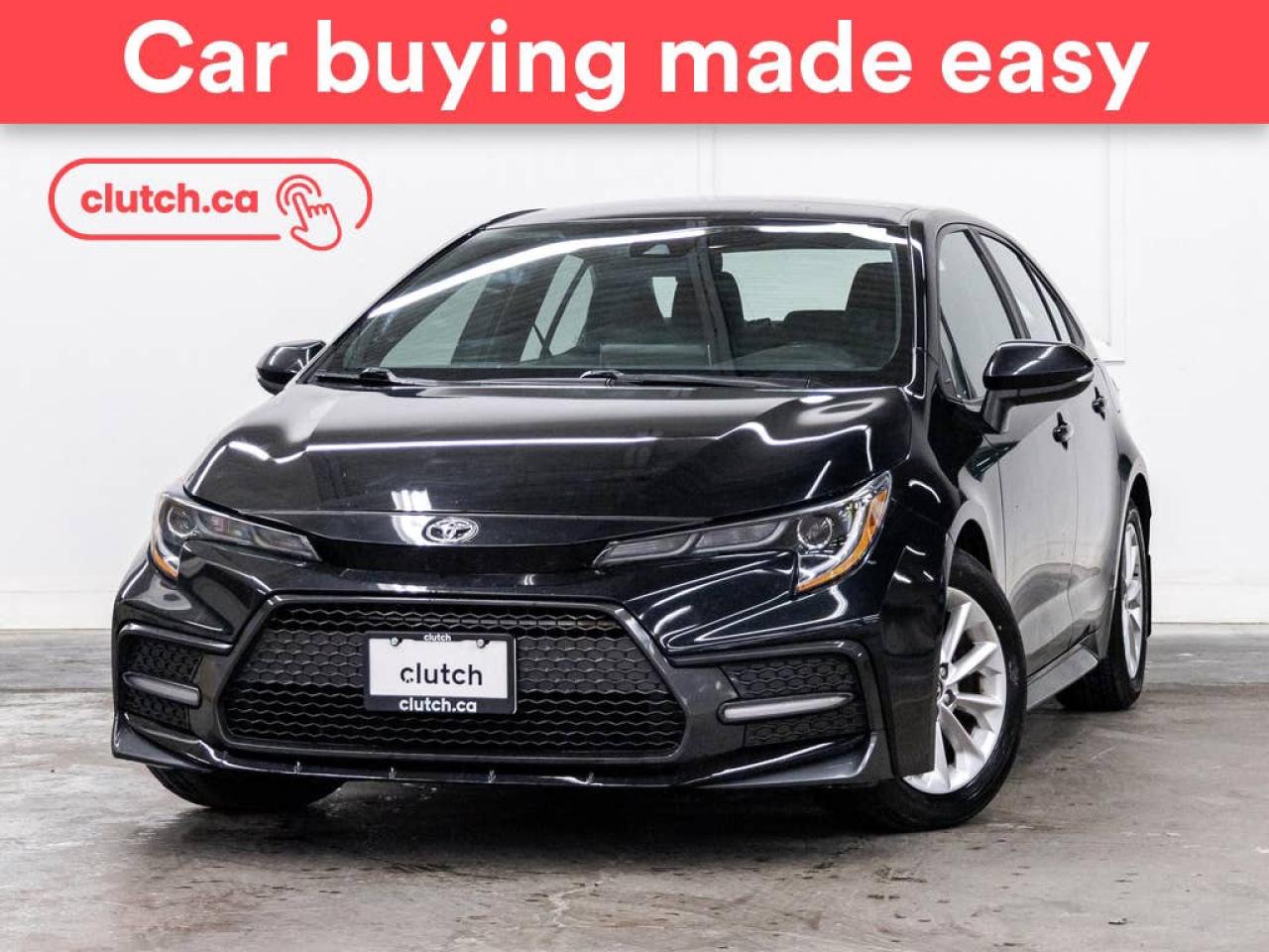 Used 2020 Toyota Corolla SE w/Apple CarPlay, Heated Front Seats, Backup Cam for sale in Toronto, ON