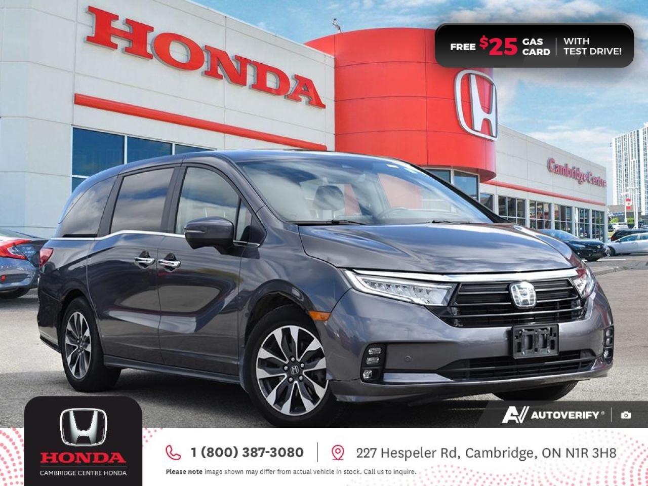 Used 2022 Honda Odyssey EX-L Navi HONDA SENSING TECHNOLOGIES | REMOTE STARTER | APPLE CARPLAY™/ANDROID AUTO™ for sale in Cambridge, ON