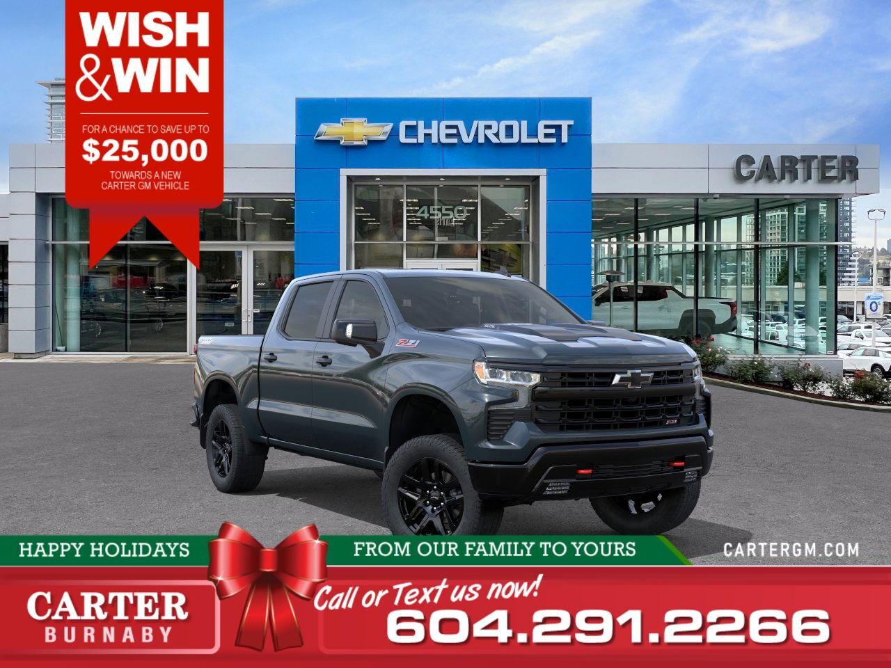 New 2026 Chevrolet Silverado LT TRAIL BOSS | WISH & WIN - SAVE UP TO $25,000! for sale in Burnaby, BC