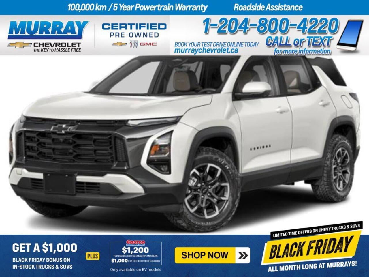 New 2026 Chevrolet Equinox AWD ACTIV for sale in Winnipeg, MB