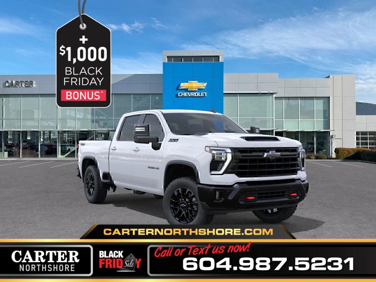 New 2026 Chevrolet Silverado 3500HD 1LT 4WD | Alum Wheels/Locking Diff/Cruise for sale in North Vancouver, BC