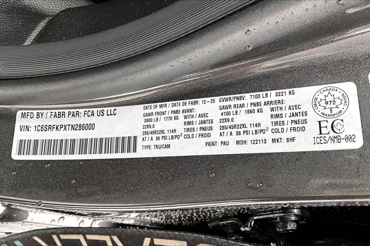 2026 RAM 1500 TUNGSTEN CREW | Bed Utility | Trailer Brake 540HP Photo