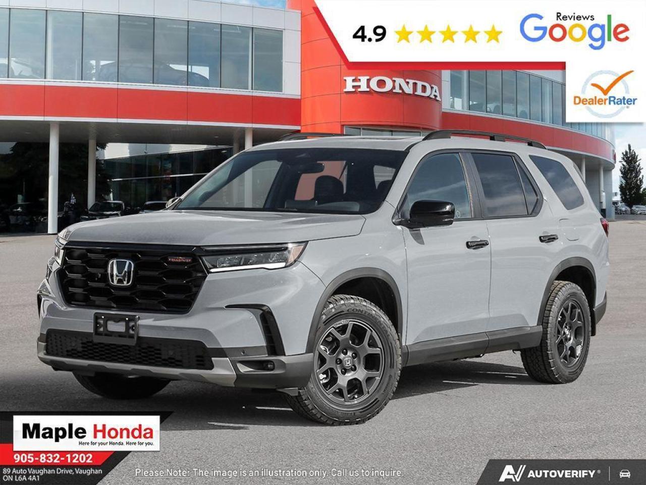 New 2025 Honda Pilot 4DR AWD TRAILSPORT for sale in Vaughan, ON