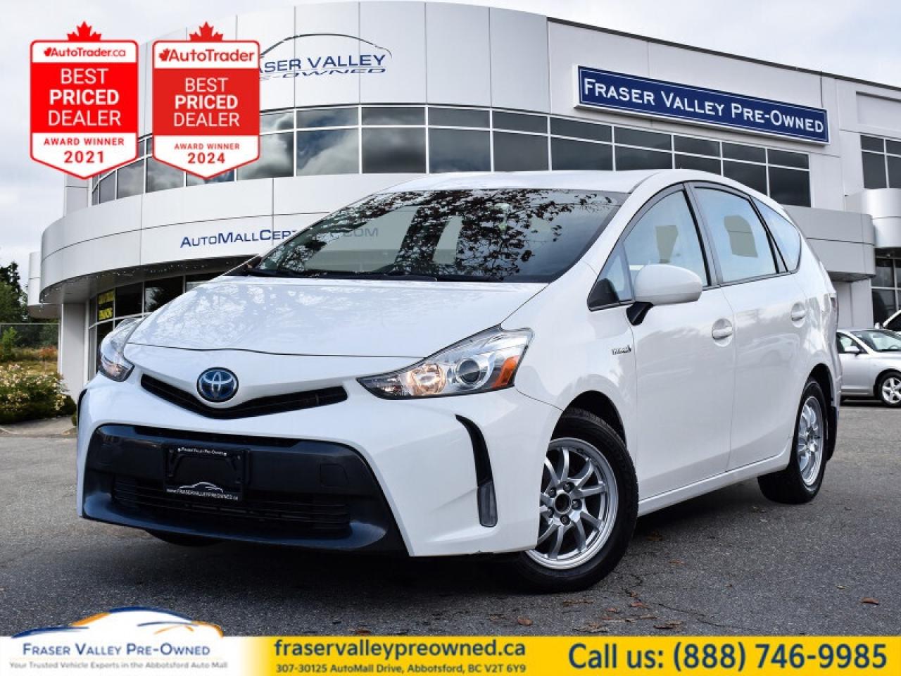 Used 2018 Toyota Prius V Auto  Clean/Low KM • Toyota Hybrid • Big Cargo for sale in Abbotsford, BC