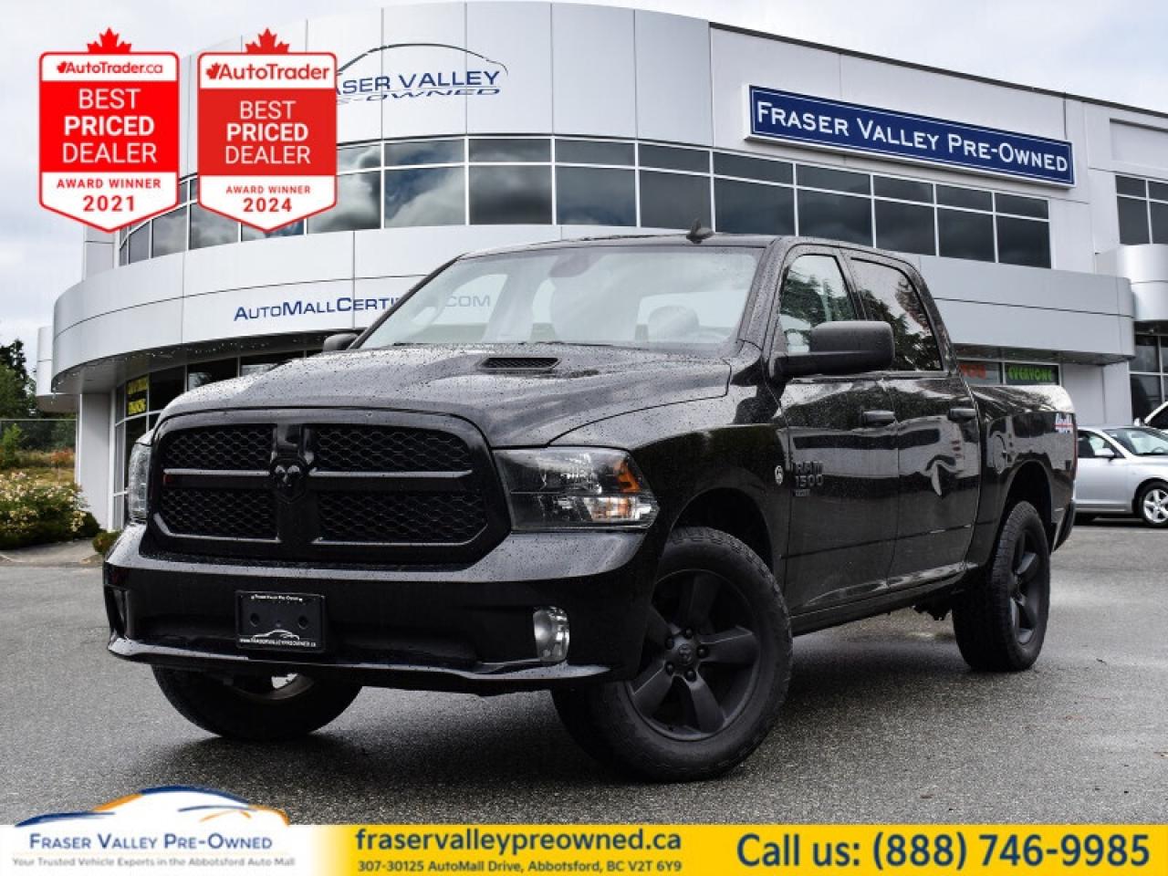Used 2021 RAM 1500 Classic Express  Night Edition • Sport Hood • CarPlay for sale in Abbotsford, BC