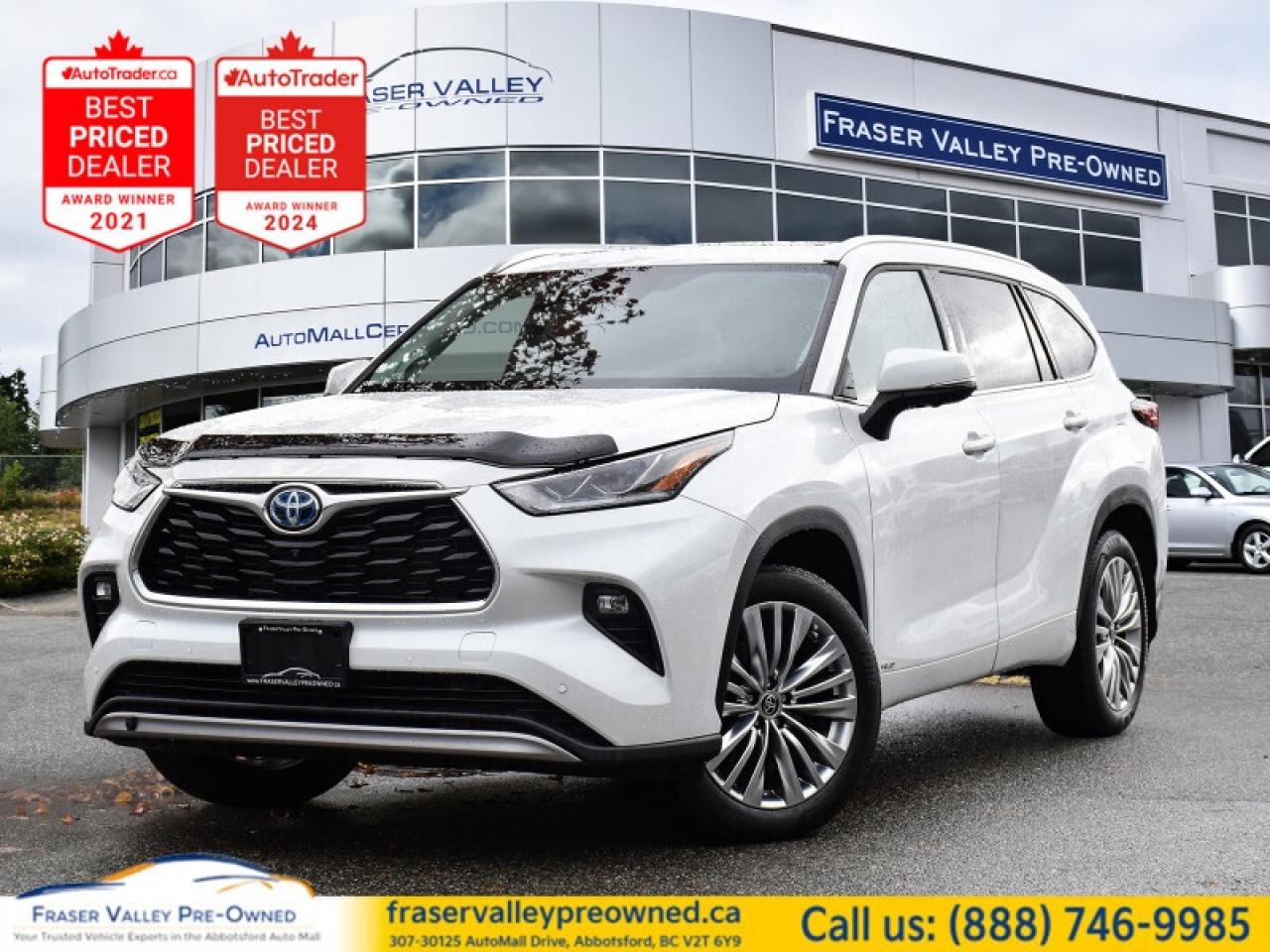 Used 2024 Toyota Highlander Hybrid Platinum  JBL • Captain’s Chairs • 7-Seats for sale in Abbotsford, BC