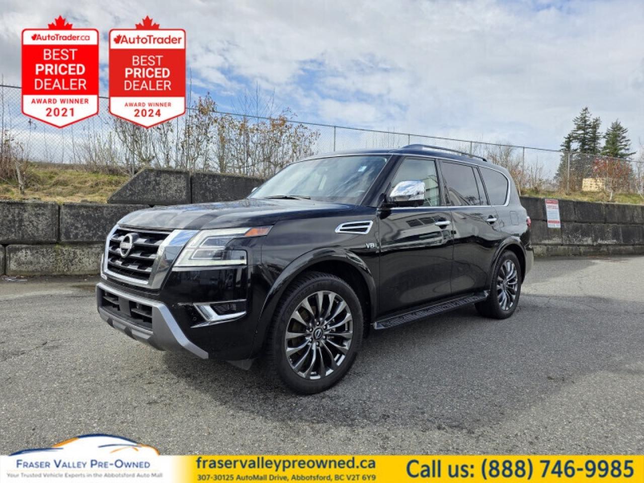Used 2022 Nissan Armada Platinum  Bose • 360 Camera • Captain’s Chairs for sale in Abbotsford, BC