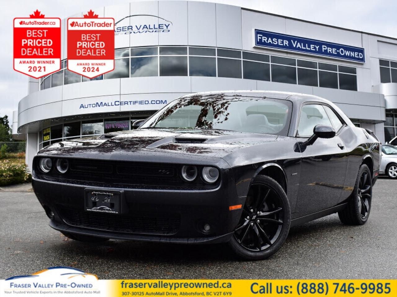 Used 2018 Dodge Challenger R/T  Blacktop • 5.7L HEMI • Nappa • Loaded for sale in Abbotsford, BC