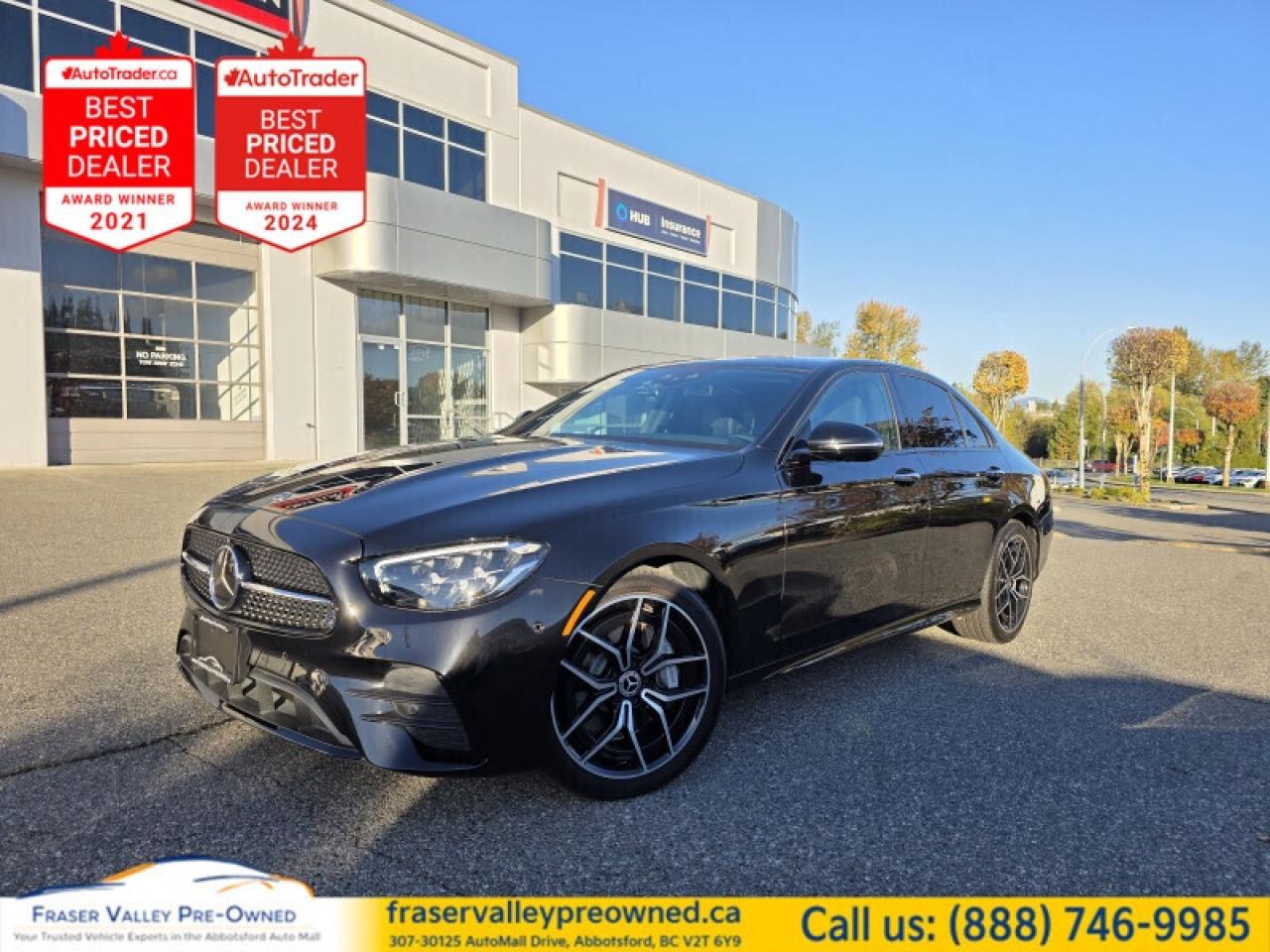 Used 2023 Mercedes-Benz E-Class 450 4MATIC Sedan  One Owner • 19 Wheels • AMG Pack for sale in Abbotsford, BC