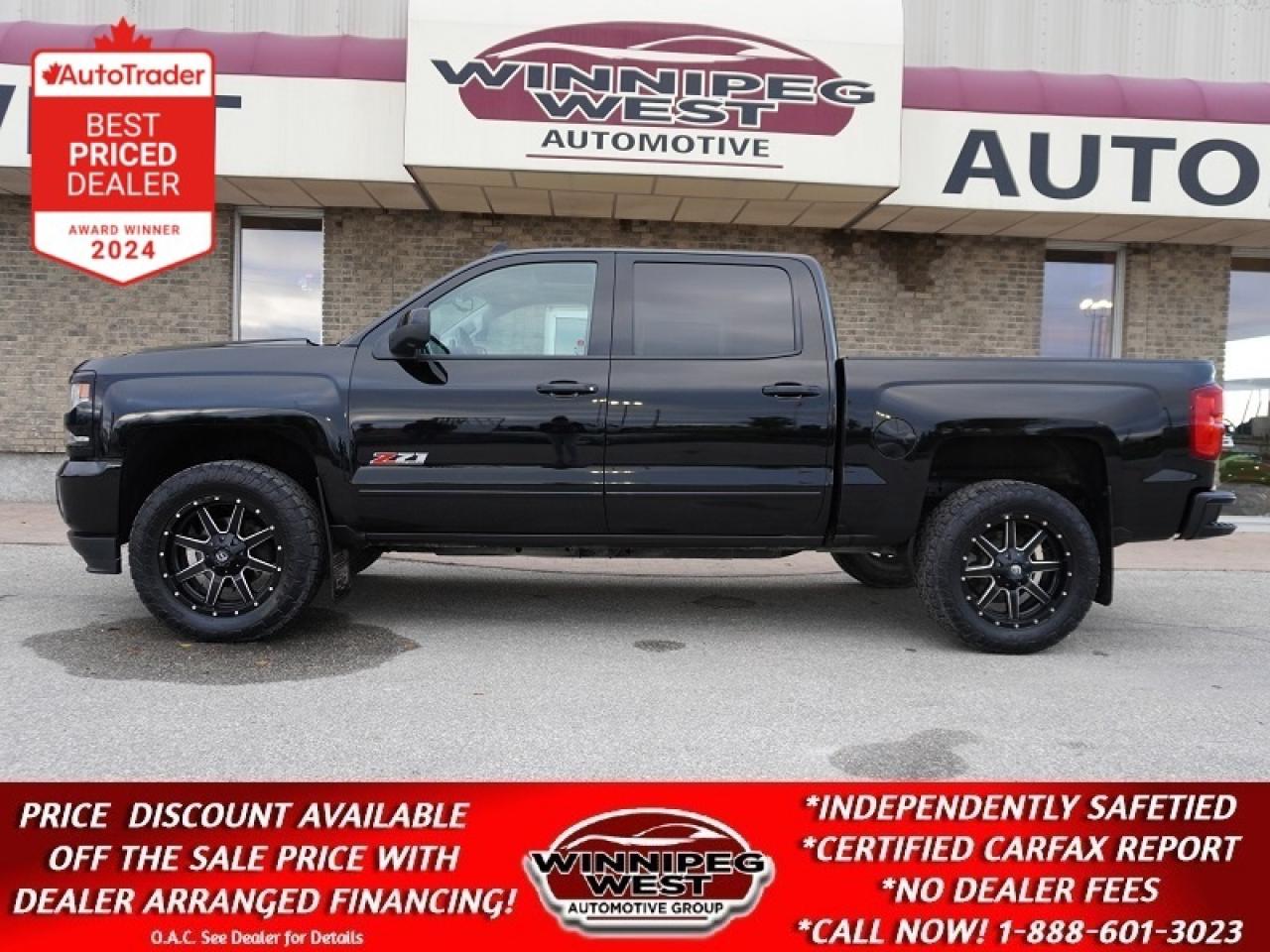 Used 2018 Chevrolet Silverado 1500 4WD LTZ, ROOF, HTD SEATS & WHEEL CLEAN BC TRUCK!! for sale in Headingley, MB