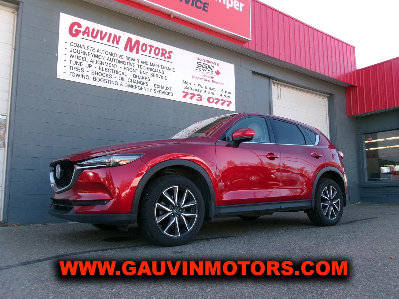 Used 2018 Mazda CX-5 Stunning GT AWD Loaded Leather Nav & More! for sale in Swift Current, SK