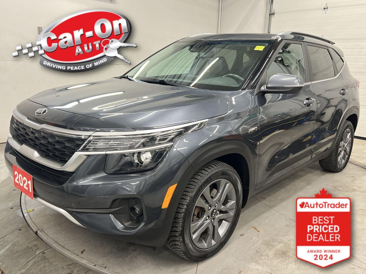 Used 2021 Kia Seltos EX AWD | ONLY 52,000KMS! | HTD LEATHER | SUNROOF for sale in Ottawa, ON