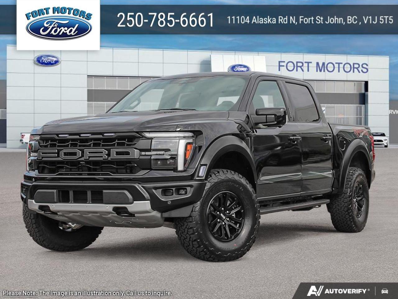 New 2025 Ford F-150 RAPTOR for sale in Fort St John, BC