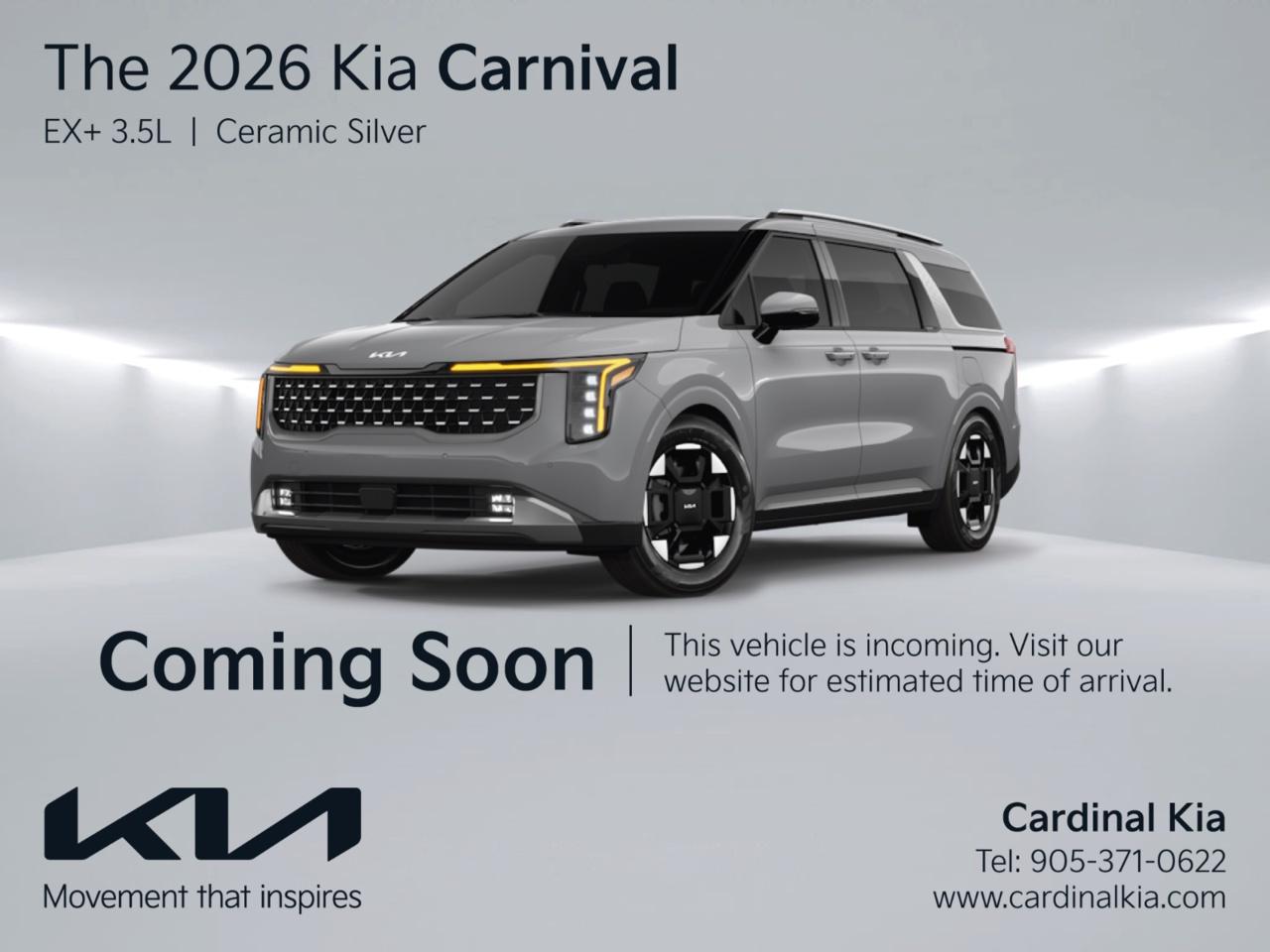 New 2026 Kia Carnival EX+ for sale in Niagara Falls, ON