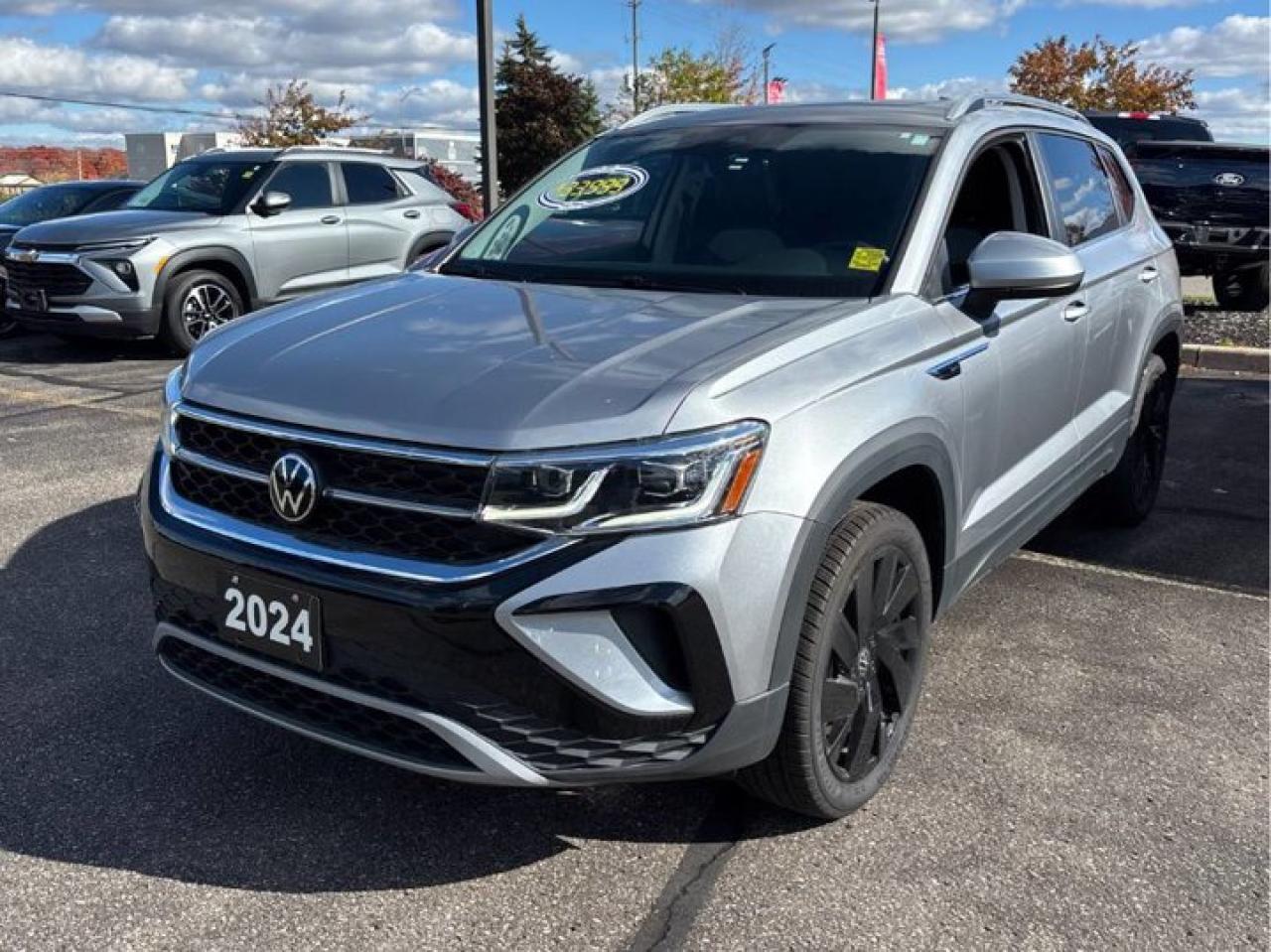 Used 2024 Volkswagen Taos Highline4Motion | Leather | Pano Roof | Heated + Ventilated Seats | Heated Steering | and More ! for sale in Guelph, ON