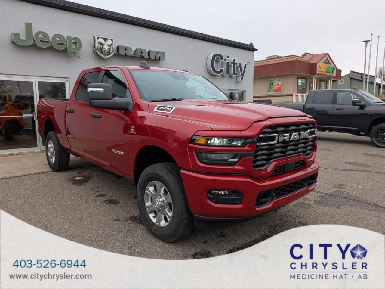 New 2026 RAM 3500 Big Horn 4x4 Crew Cab 6'4