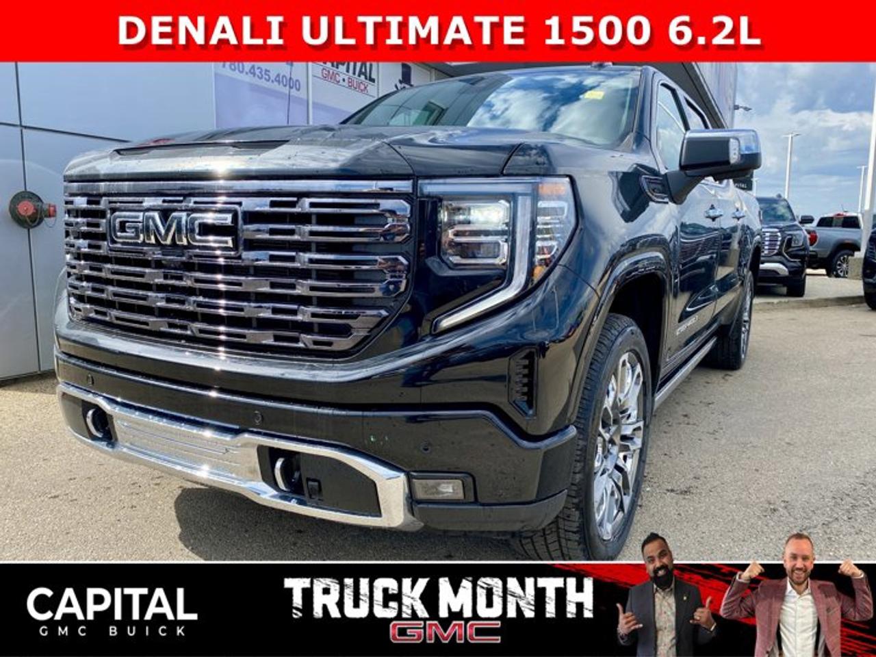 CHECK OUT THIS 2026 Limited Production DENALI ULTIMATE Sierra 1500 with the 6.2L Engine. Equipped with 16-way power front seats including MASSAGE feature, Body Color Arch Moldings, Handsfree Super Cruise, Bose Premium Stereo, the EXCLUSIVE Luxury Alpine Umber Interior, 22 Aluminum, Midnight with Chrome Inserts wheels, power-retractable assist steps with perimeter lighting, Power sunroof, Advanced Technology package, adaptive cruise, rear camera mirror, heads-up display, VADER CHROME and much much more!Ask for the Internet Department for more information or book your test drive today! Text 825-445-0521 for fast answers at your fingertips!AMVIC Licensed Dealer - Licence Number B1044900Disclaimer: All prices are plus taxes and include all cash credits and loyalties. See dealer for details. AMVIC Licensed Dealer # B1044900