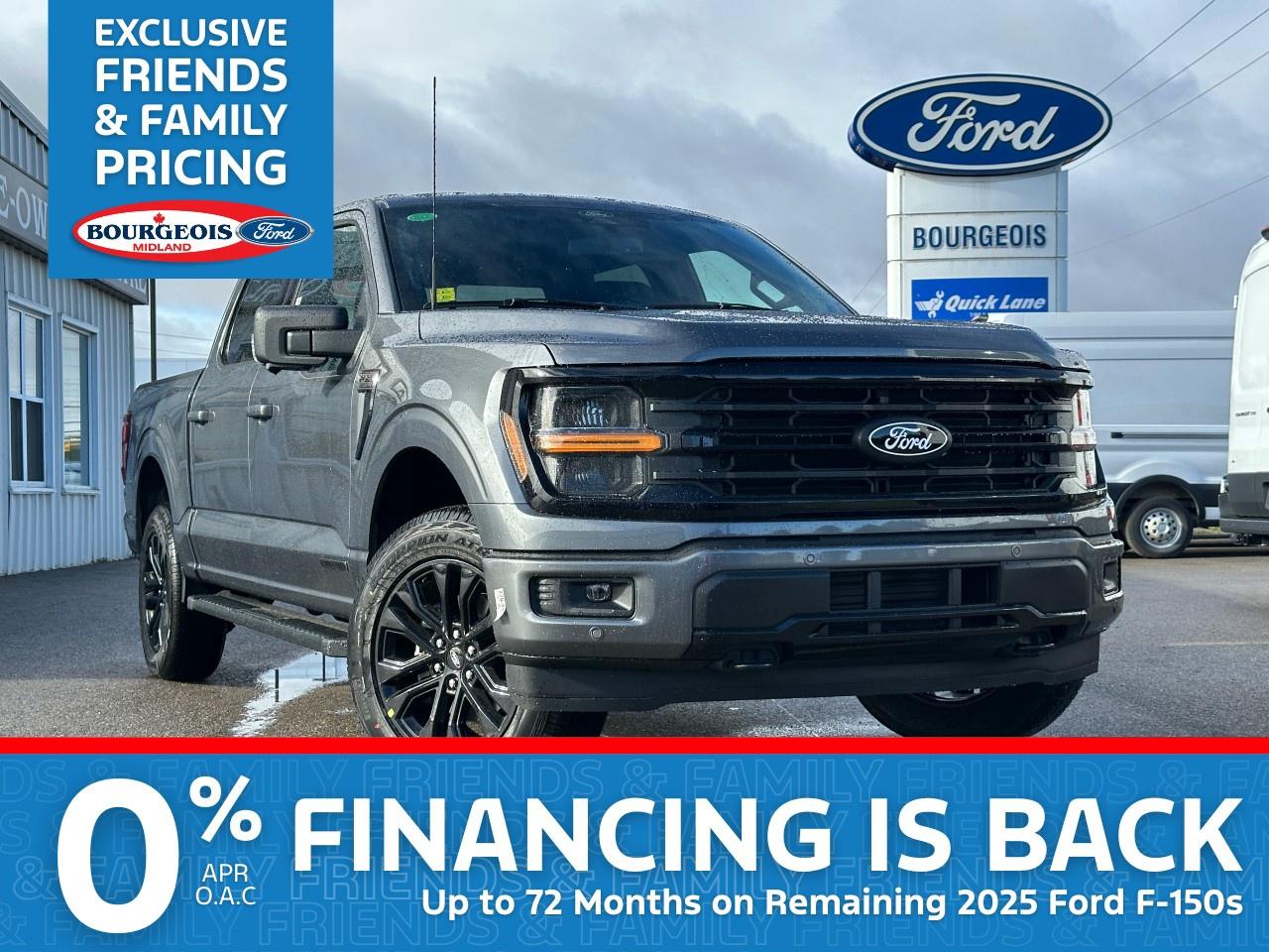 New 2025 Ford F-150 XLT 4WD SuperCrew 5.5' Box for sale in Midland, ON
