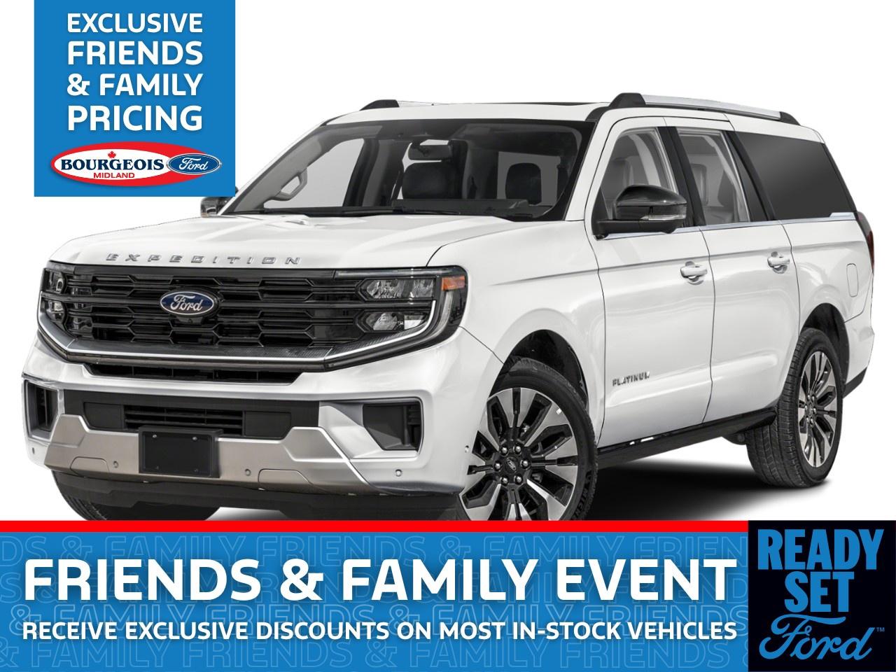 New 2025 Ford Expedition Platinum Max 4X4 for sale in Midland, ON