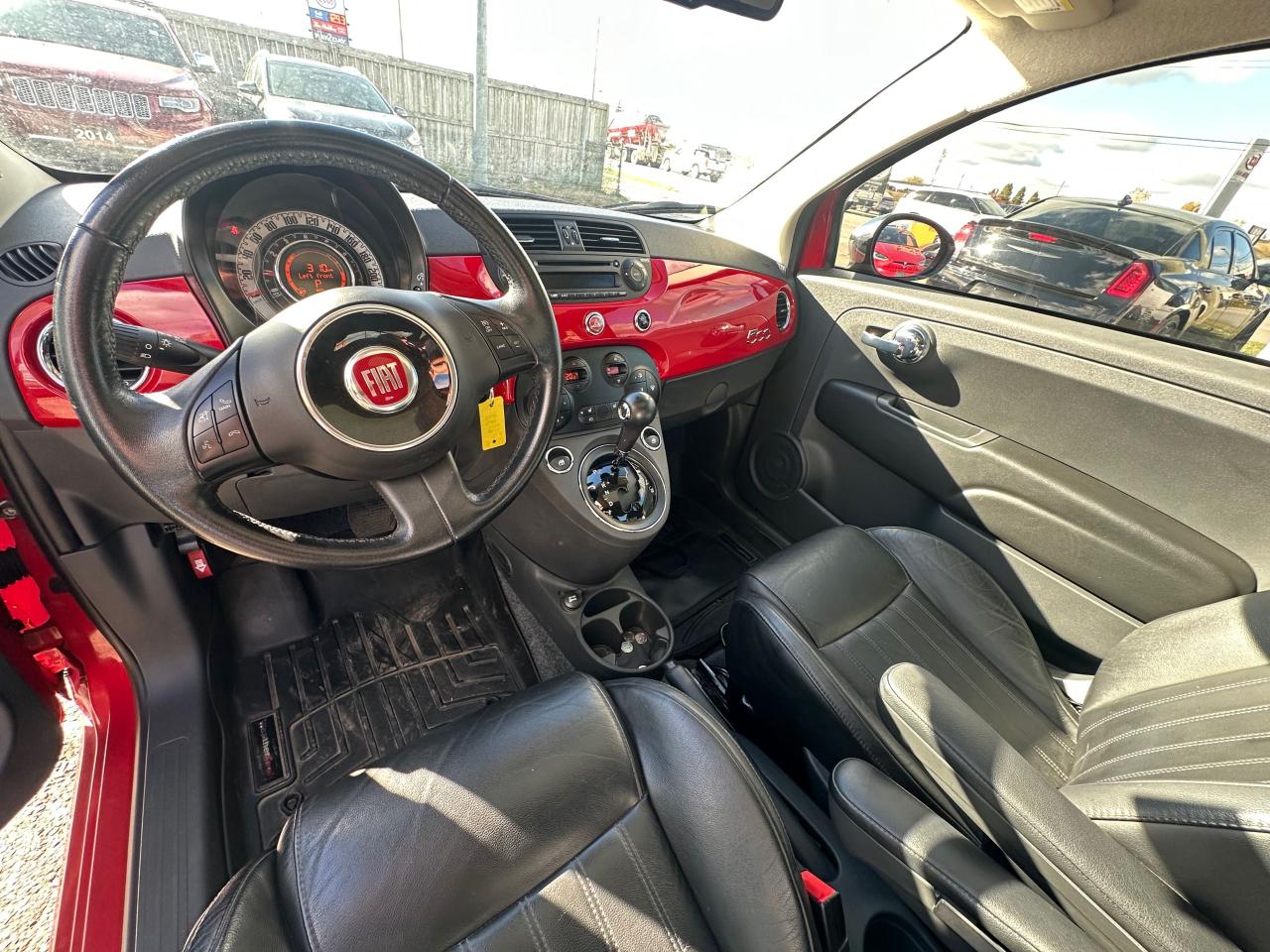 2014 Fiat 500 LOUNGE, AUTO, ONLY 55,000KMS, LEATHER, CERTIFIED - Photo #10