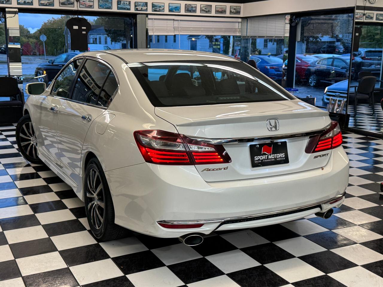 2017 Honda Accord Sport w/Honda Sensing+New Tires+Brakes+LaneKeep+AC Photo13
