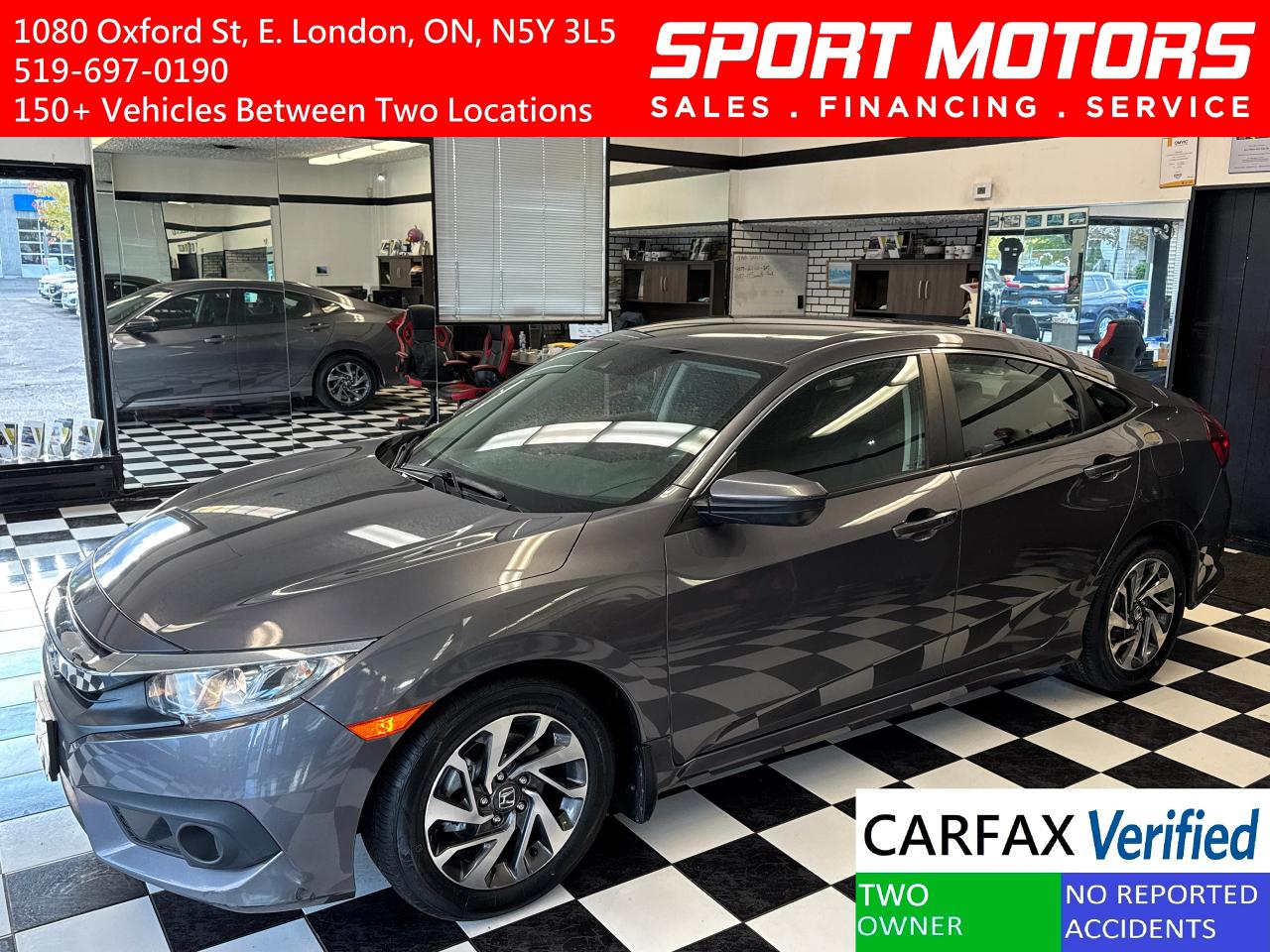 2018 Honda Civic SE+New Tires+Brakes+Hone Sense+CLEAN CARFAX Photo70