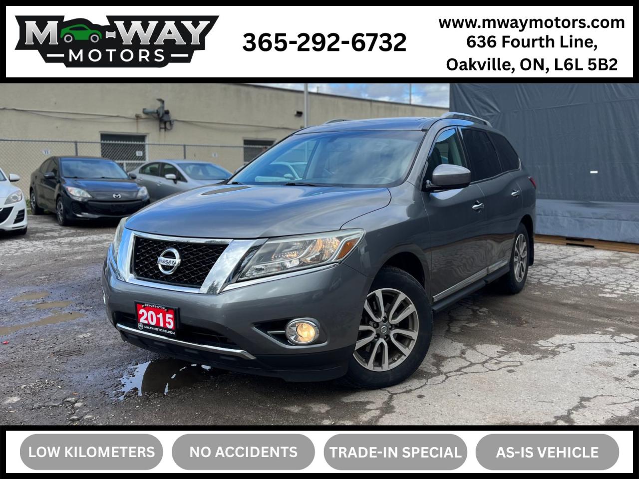 Used 2015 Nissan Pathfinder SL AS-IS AWD 360 Camera Heated seats & Steering for sale in Oakville, ON