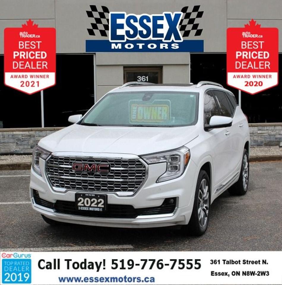 Used 2022 GMC Terrain Denali*AWD*Low Ks*Heated Leather*Moon Roof*CarPlay for sale in Essex, ON