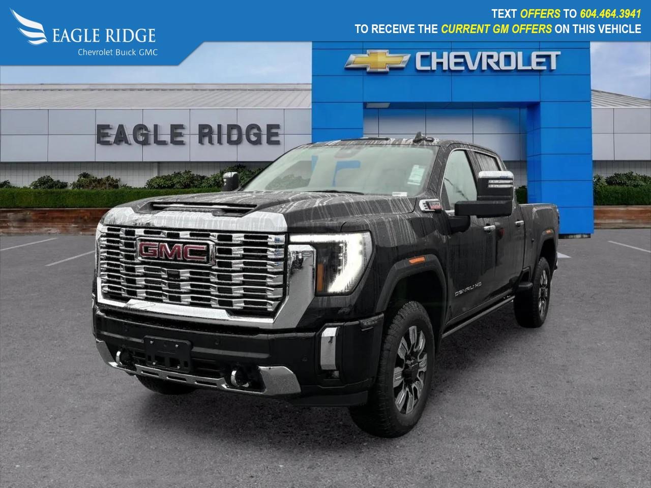 New 2026 GMC Sierra 3500 HD Denali 13.4 touchscreen with Google built-in, remote vehicle start, engine stop/start, auto-locking rear differential, automatic emergency braking, for sale in Coquitlam, BC