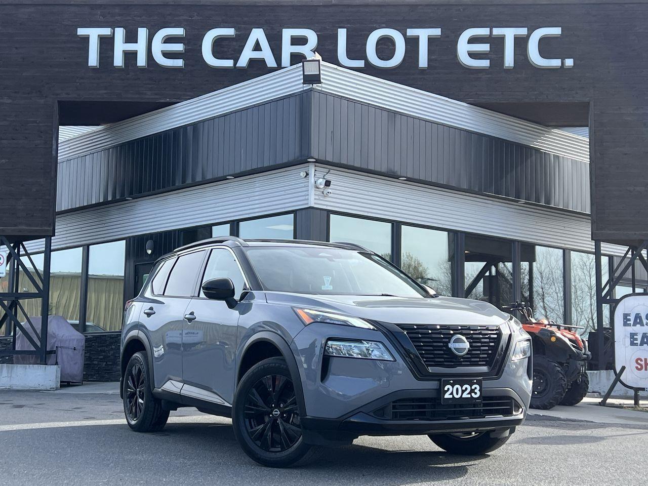 Used 2023 Nissan Rogue SV Midnight Edition AWD, MOONROOF, HEATED LEATHER SEATS, SIRIUS XM, CRUISE CONTROL, BACK UP CAM, POWER LIFTGATE!! for sale in Sudbury, ON