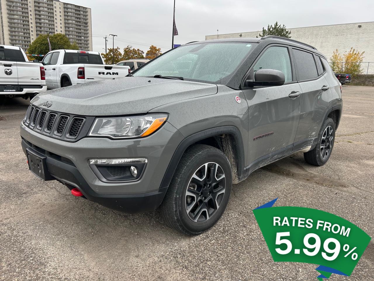 Used 2021 Jeep Compass Trailhawk One Owner | No Accidents | Sunroof for sale in Kitchener, ON