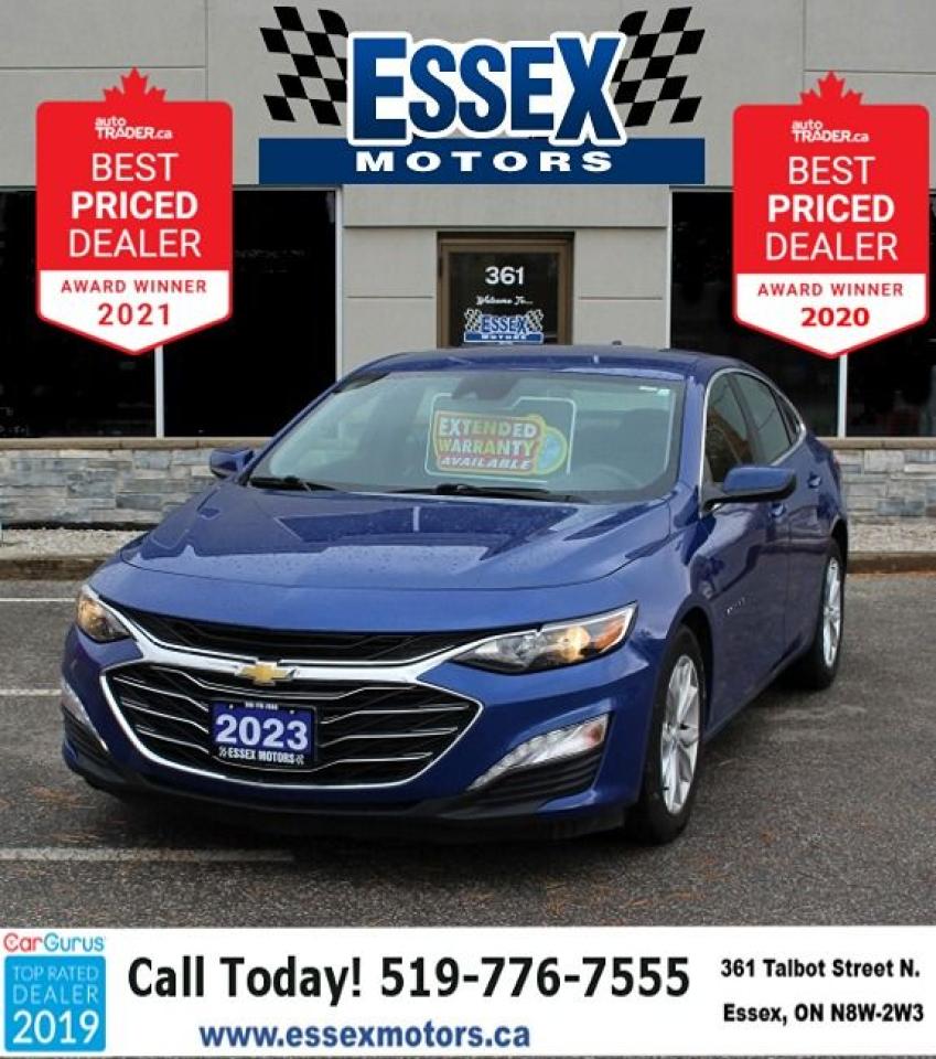 Used 2023 Chevrolet Malibu LT*Heated Seats*CarPlay*OnStar*Rear Cam*FWD for sale in Essex, ON