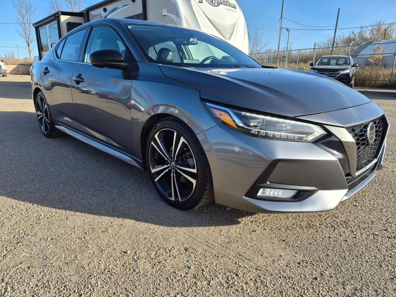Used 2020 Nissan Sentra SR, Leather, Sunroof, Remote, BU Cam, Htd Steering for sale in Edmonton, AB