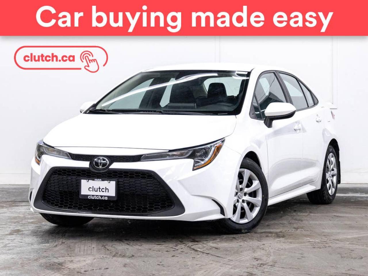 Used 2020 Toyota Corolla LE w/Apple CarPlay, Heated Front Seats, Backup Cam for sale in Toronto, ON