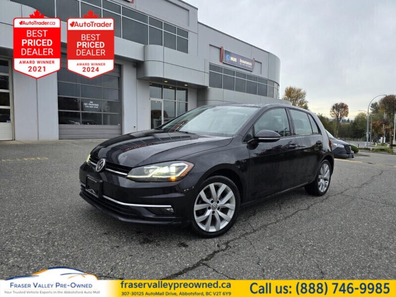 Used 2018 Volkswagen Golf Highline 5-door  - Navigation for sale in Abbotsford, BC